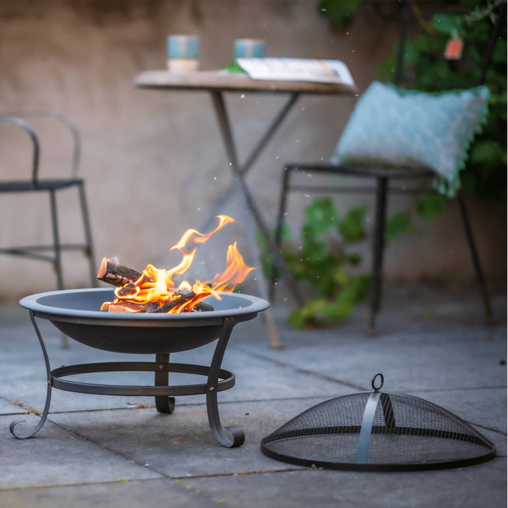 Redfire Vatră De Foc Atlanta Negru 51 Cm Oțel 85014