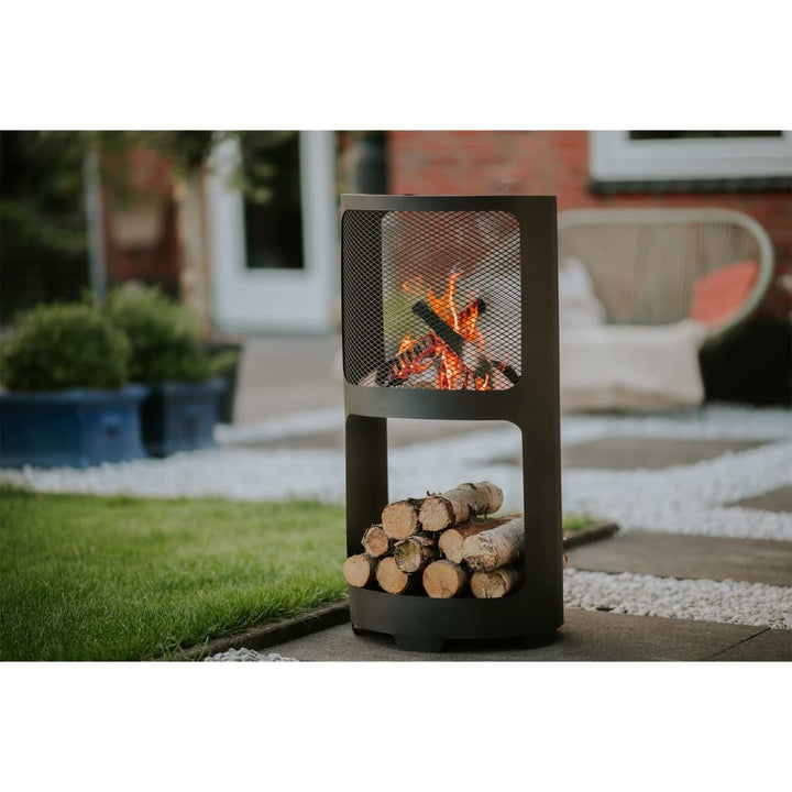 Redfire Vatră De Foc Buffalo, Negru Mat, 44 X 90 Cm, Oțel