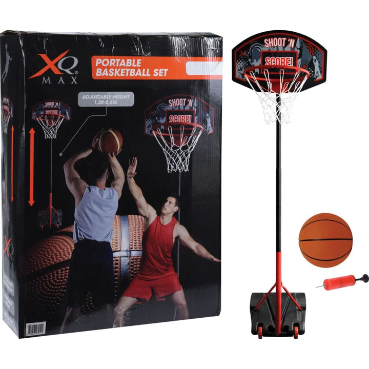 Xq Max Set De Baschet Portabil Cu Înălțime Reglabilă
