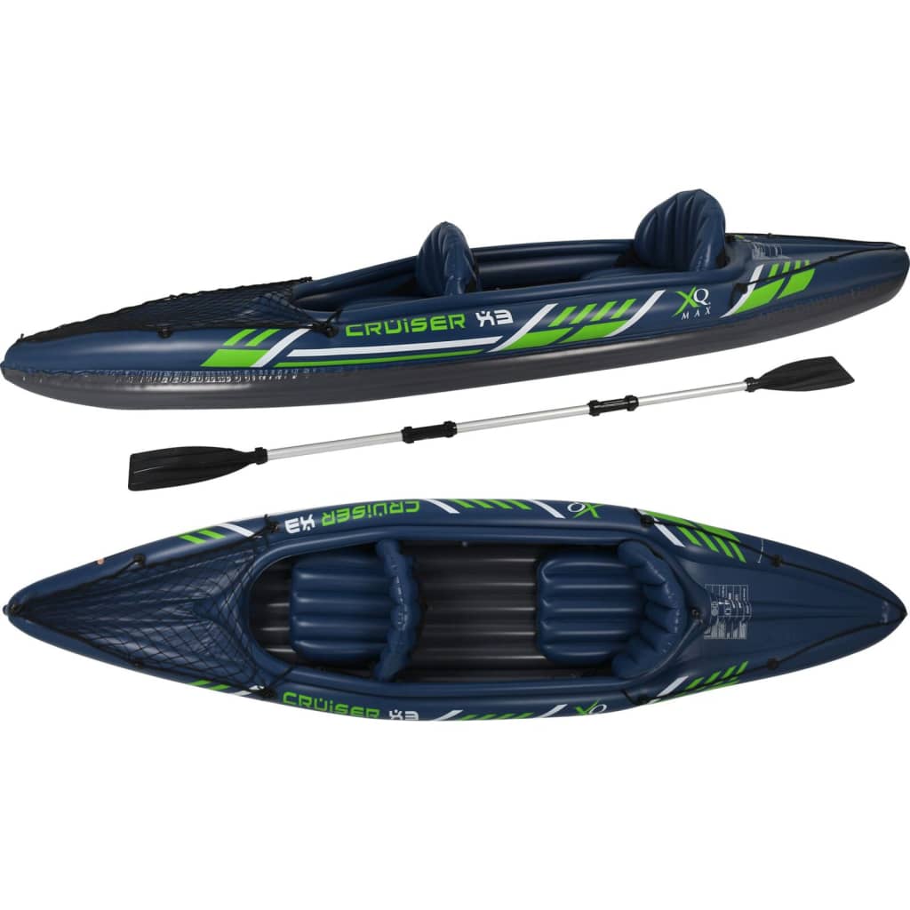 Xq Max Caiac „Cruiser X3”, Albastru Și Verde, 342X76X32 Cm