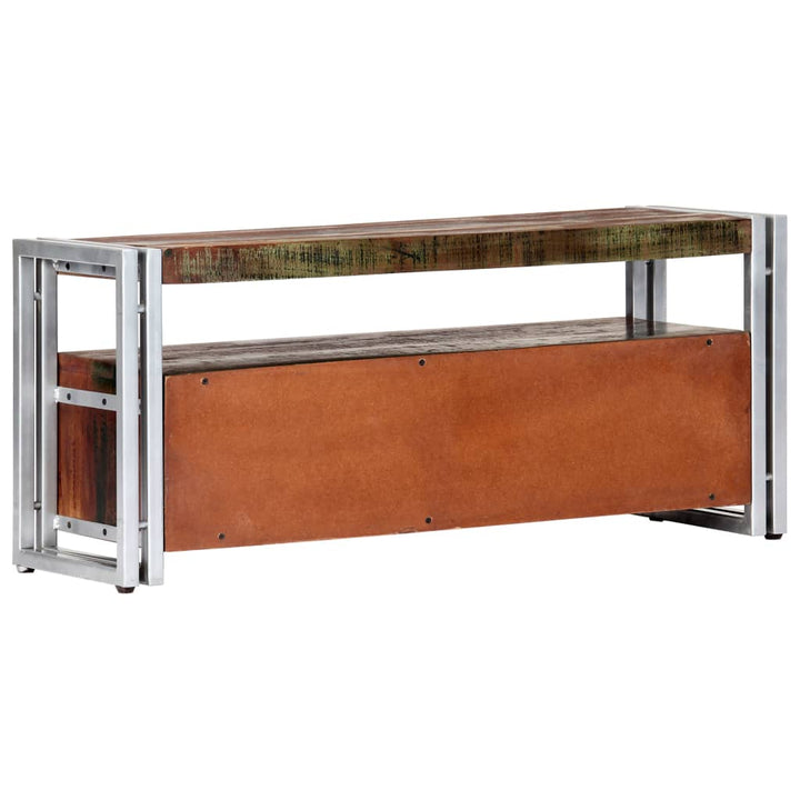 Comodă Tv, 90 X 30 X 40 Cm, Lemn Masiv Reciclat