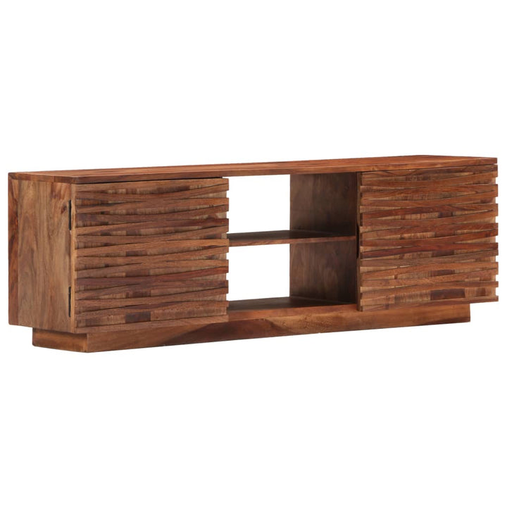 Comodă Tv, 120 X 30 X 40 Cm, Lemn Masiv De Acacia