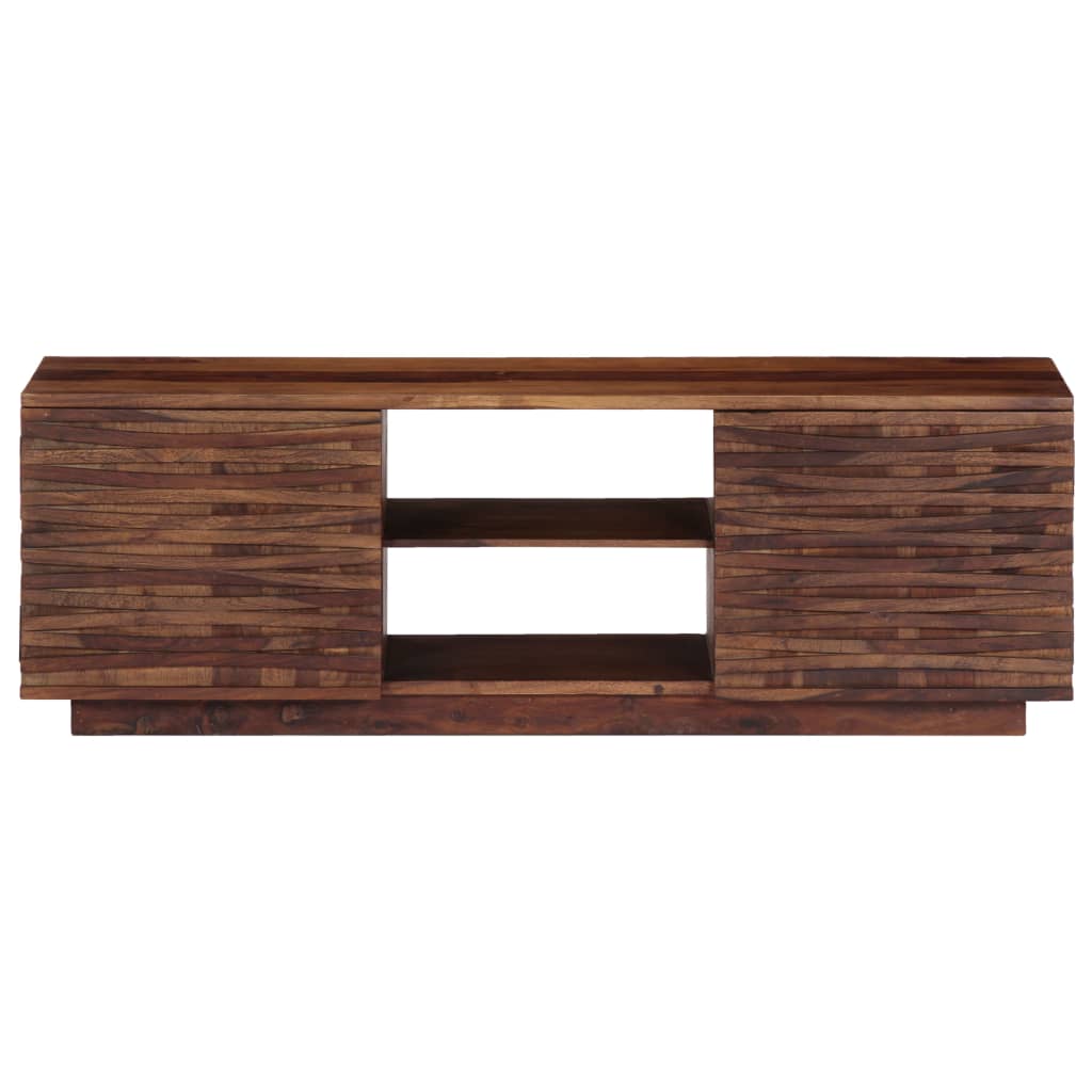 Comodă Tv, 120 X 30 X 40 Cm, Lemn Masiv De Acacia