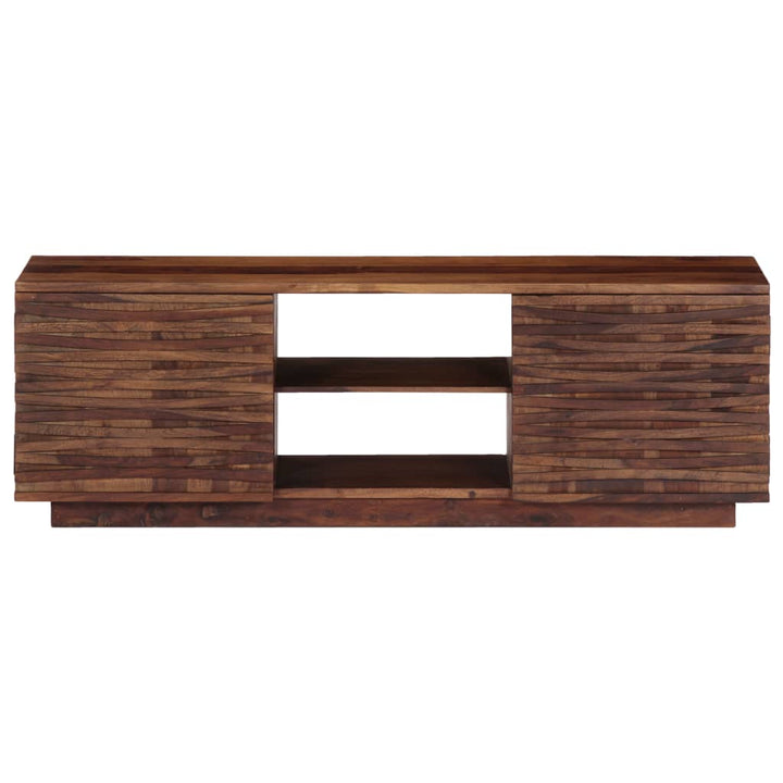 Comodă Tv, 120 X 30 X 40 Cm, Lemn Masiv De Acacia