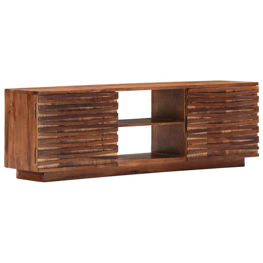 Comodă Tv, 120 X 30 X 40 Cm, Lemn Masiv De Acacia