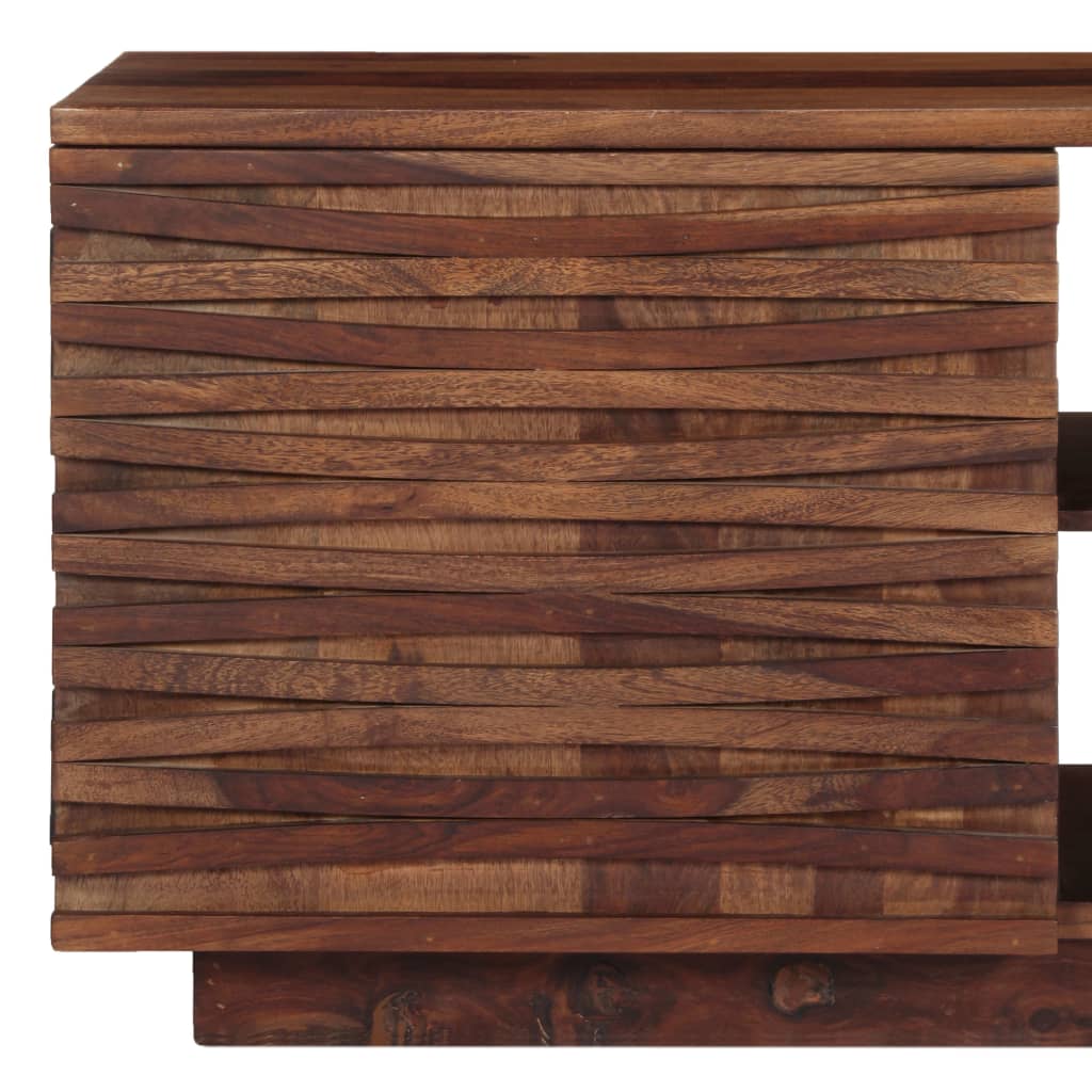 Comodă Tv, 120 X 30 X 40 Cm, Lemn Masiv De Acacia