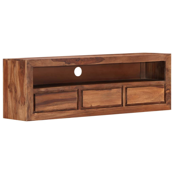 Comodă Tv, 120X30X40 Cm, Lemn Masiv De Acacia