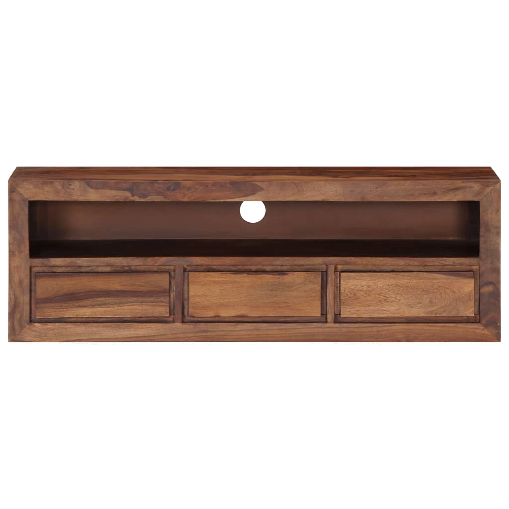 Comodă Tv, 120X30X40 Cm, Lemn Masiv De Acacia
