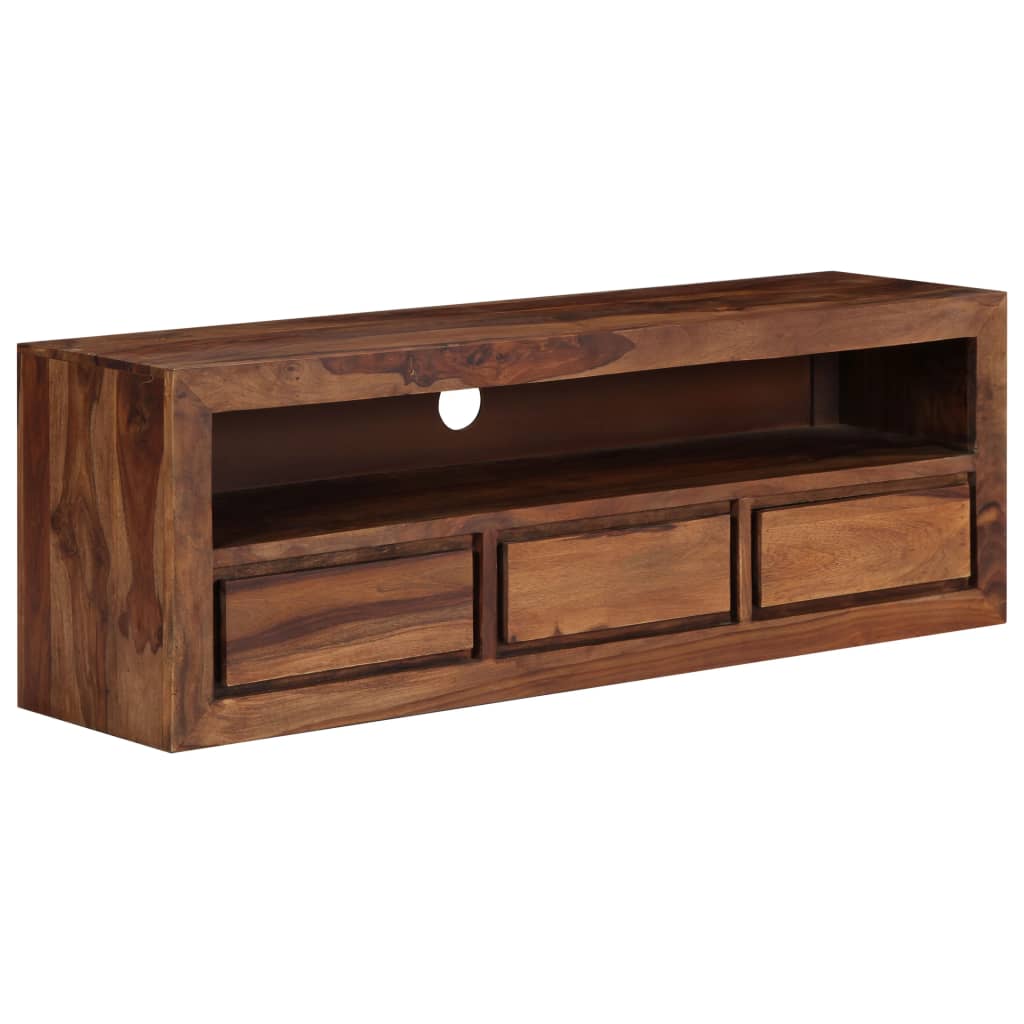 Comodă Tv, 120X30X40 Cm, Lemn Masiv De Acacia