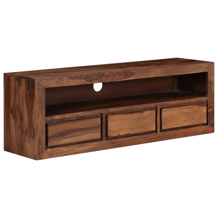 Comodă Tv, 120X30X40 Cm, Lemn Masiv De Acacia
