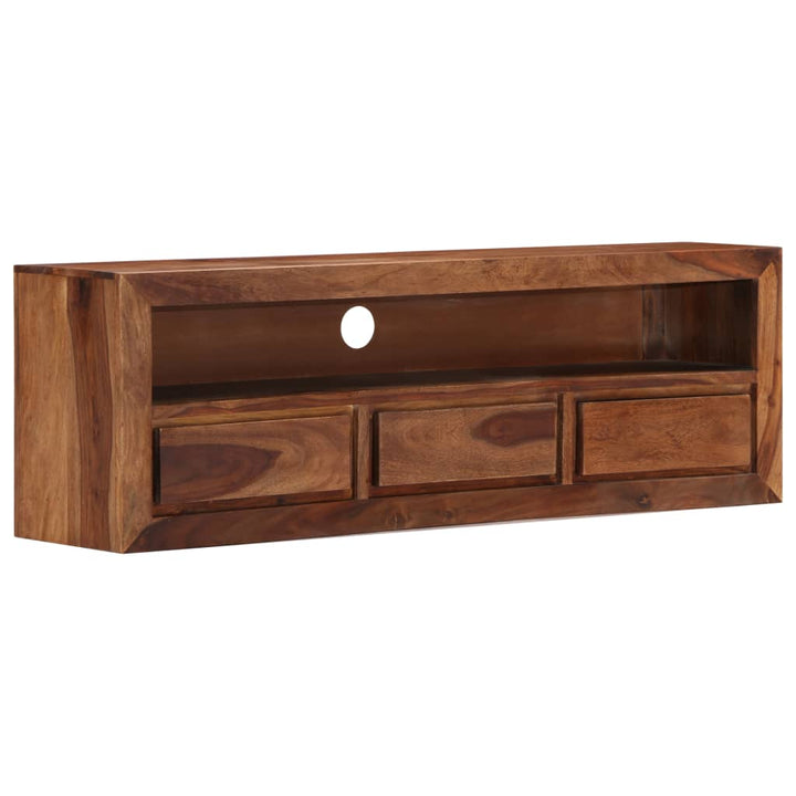 Comodă Tv, 120X30X40 Cm, Lemn Masiv De Acacia