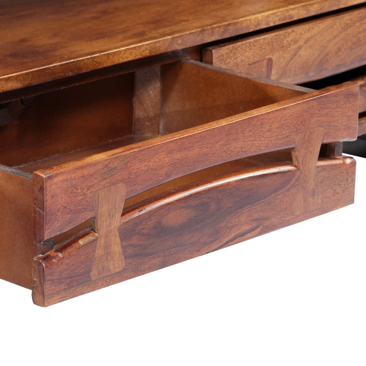 Comodă Tv, 140 X 30 X 45 Cm, Lemn Masiv De Acacia
