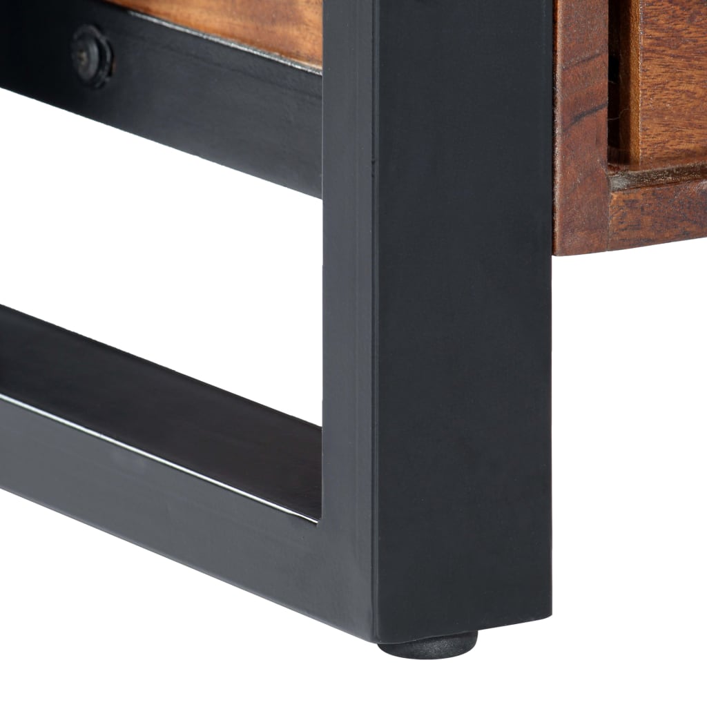 Comodă Tv, 140 X 30 X 45 Cm, Lemn Masiv De Acacia