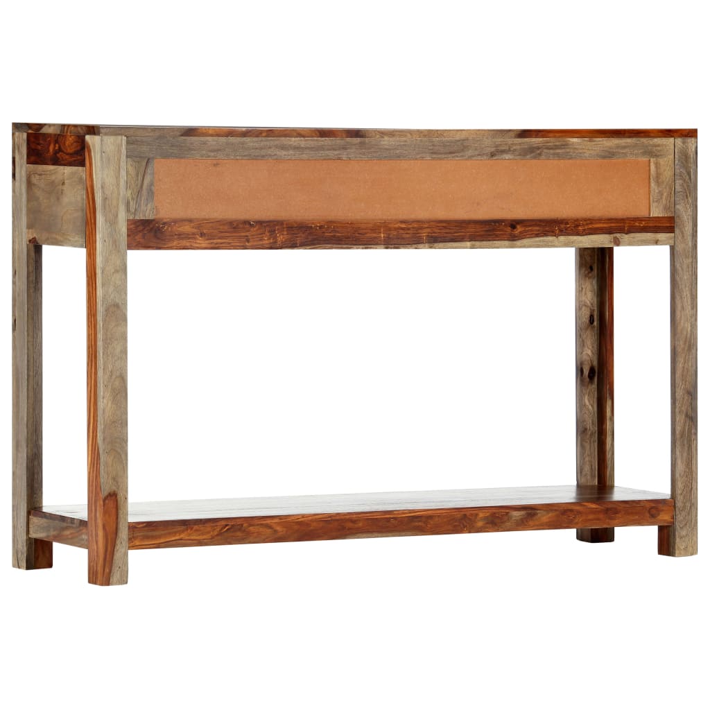 Masă Consolă Cu 3 Sertare, 120X30X75 Cm, Lemn Masiv De Acacia
