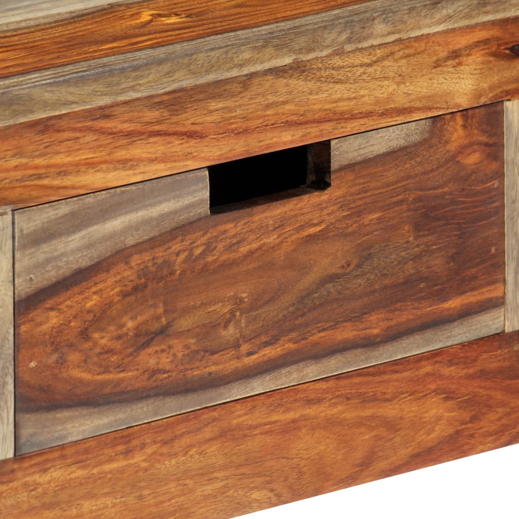 Masă Consolă Cu 3 Sertare, 120X30X75 Cm, Lemn Masiv De Acacia