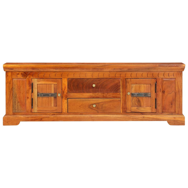 Comodă Tv, 119 X 30 X 40 Cm, Lemn Masiv De Acacia