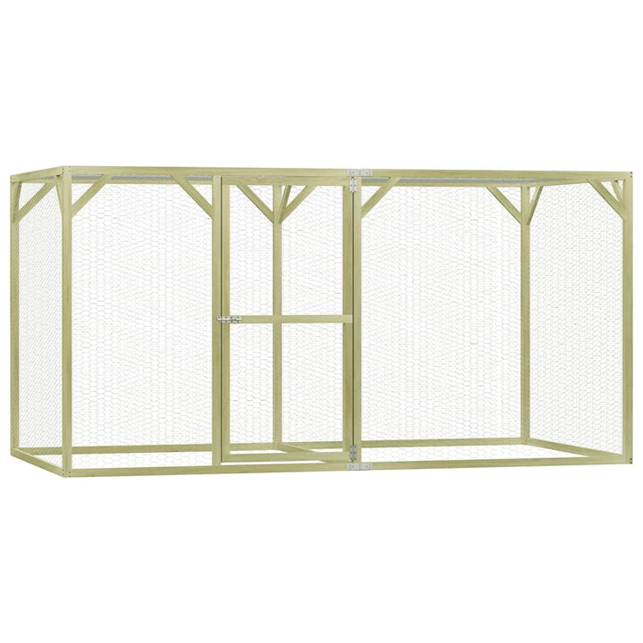 Cușcă Pentru Pui, 3X1,5X1,5 M, Oțel