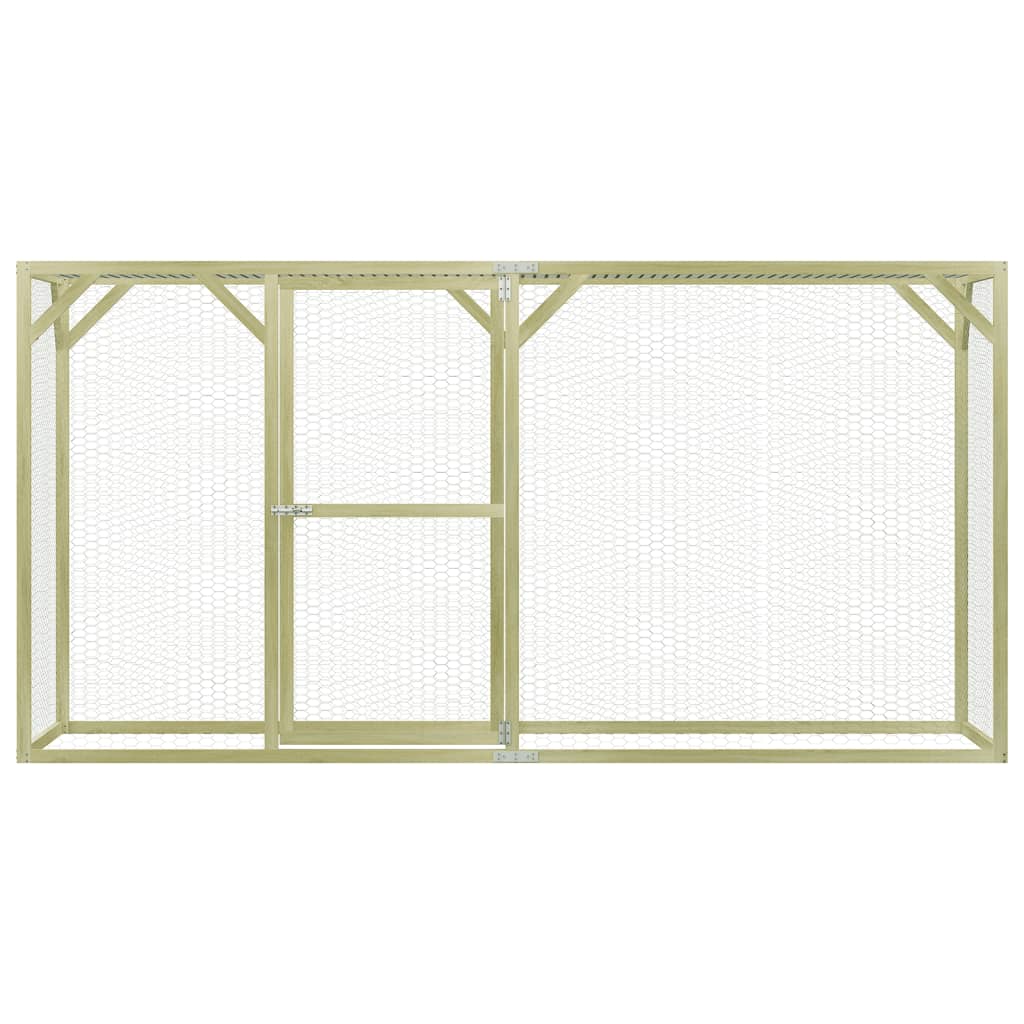 Cușcă Pentru Pui, 3X1,5X1,5 M, Oțel