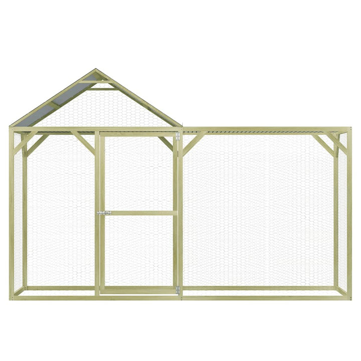 Cușcă Pentru Pui 3X1,5X2 M Lemn De Pin Tratat
