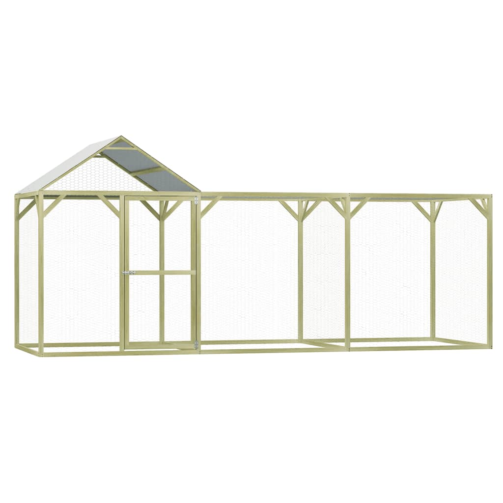 Cușcă Pentru Pui, 4,5X1,5X2 M, Lemn De Pin Tratat