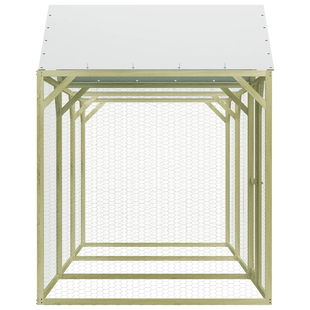 Cușcă Pentru Pui, 4,5X1,5X2 M, Lemn De Pin Tratat