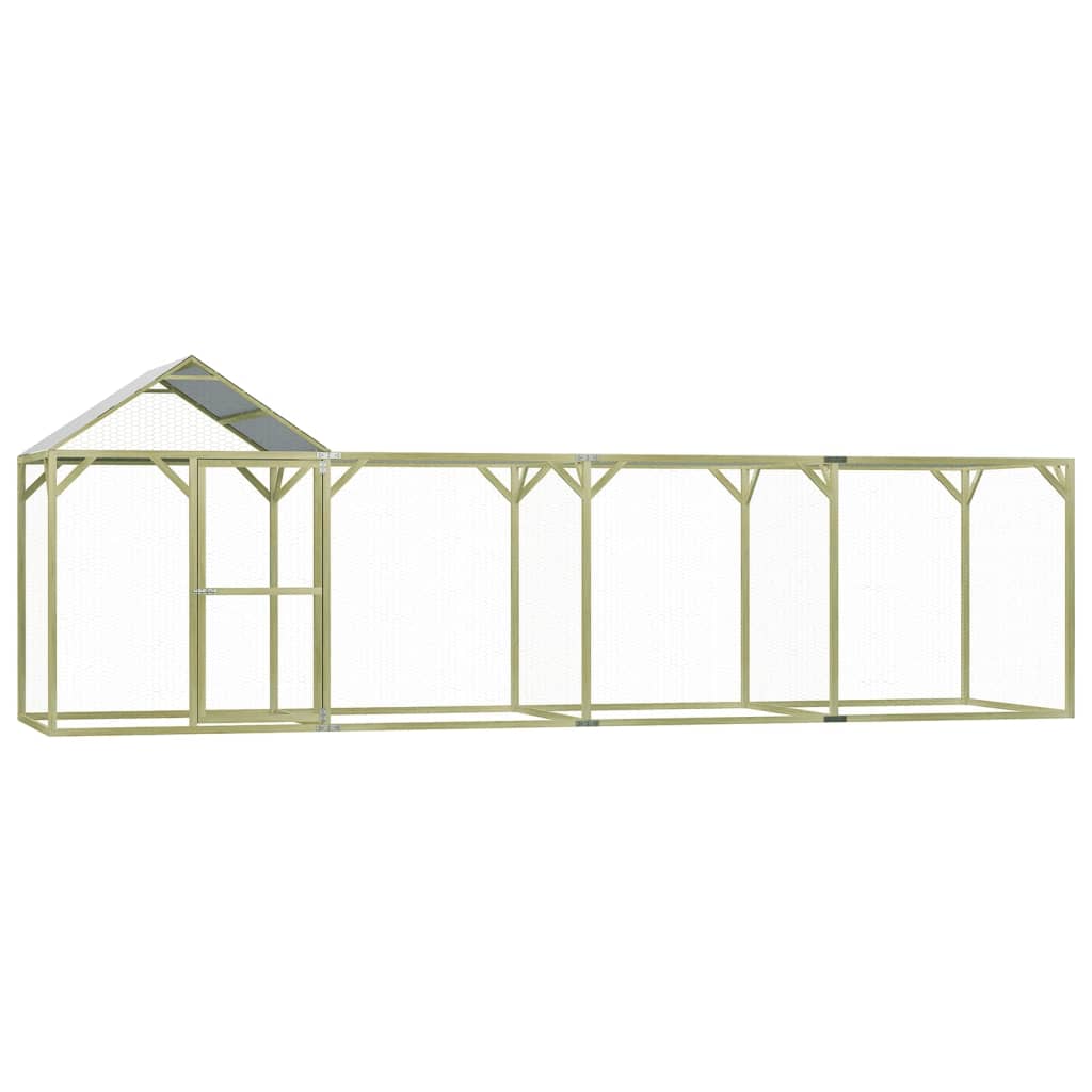 Cușcă Pentru Pui 6X1,5X2 M Lemn De Pin Tratat