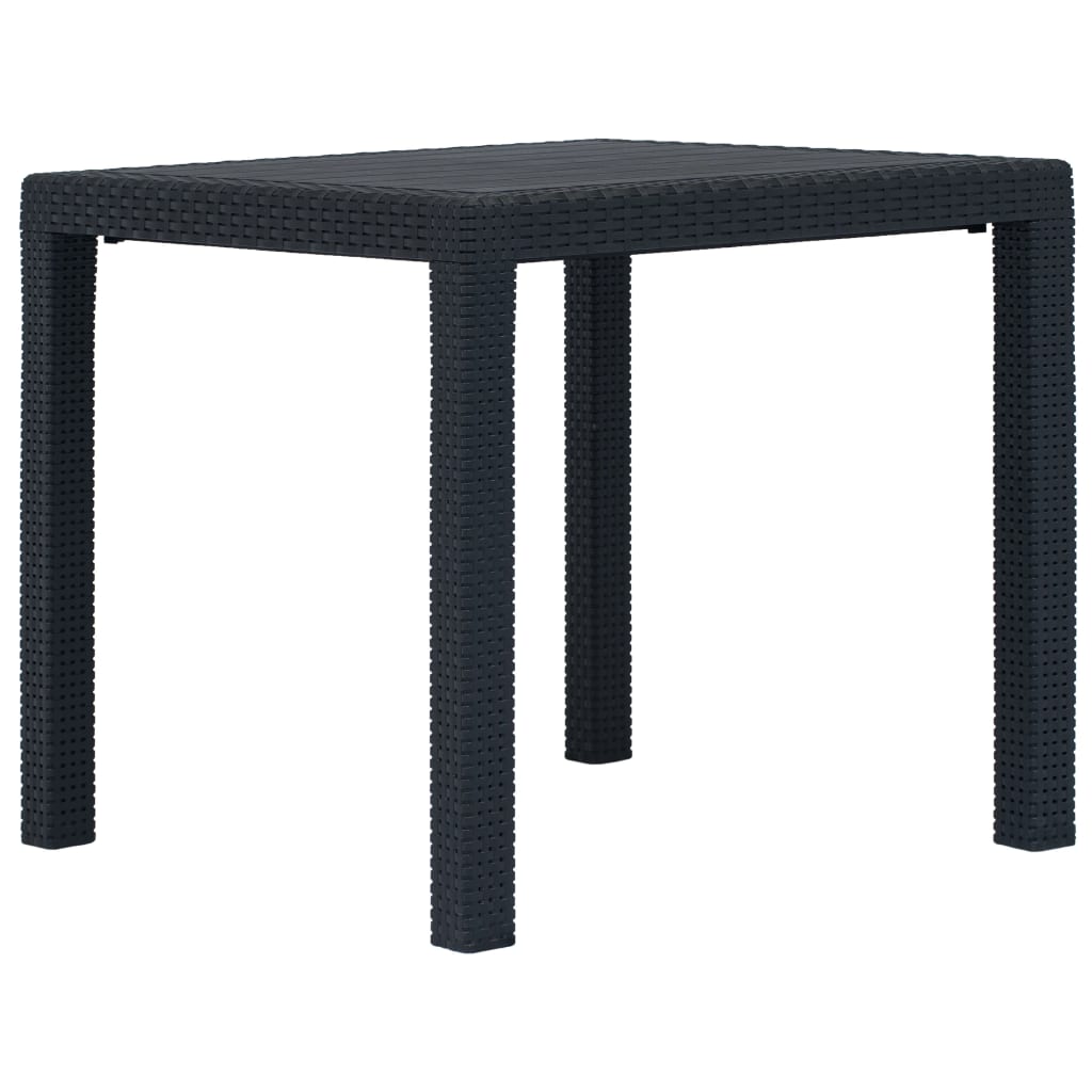 Masă De Grădină, , , Plastic, Aspect Ratan