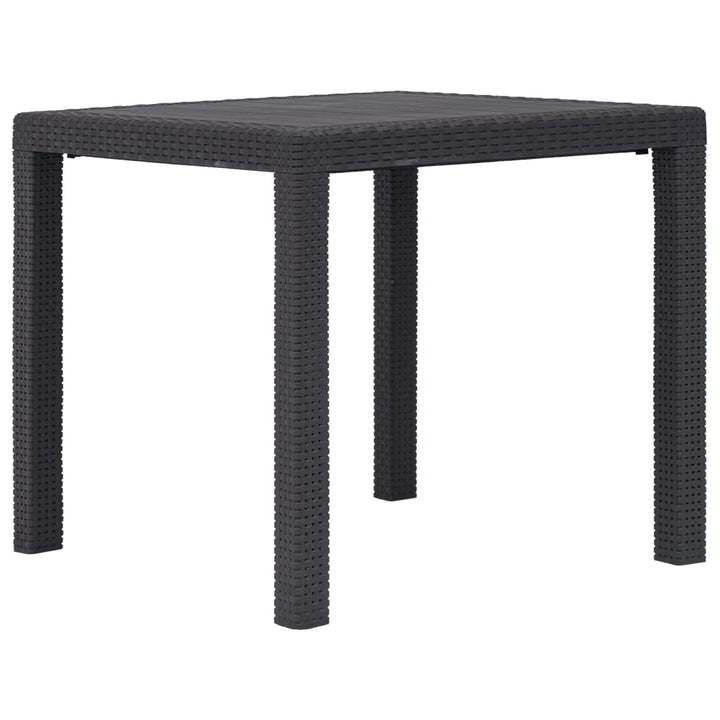 Masă De Grădină, , , Plastic, Aspect Ratan