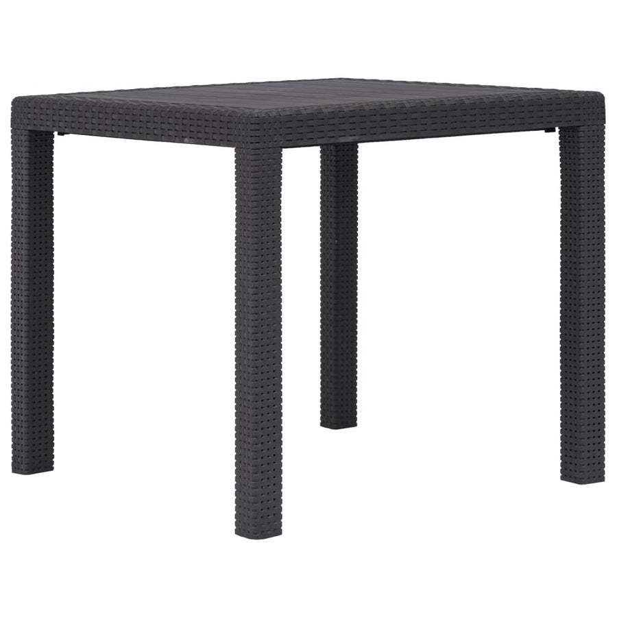 Masă De Grădină, , , Plastic, Aspect Ratan