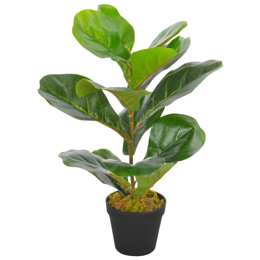 Plantă Artificială Ficus Cu Ghiveci, Verde,