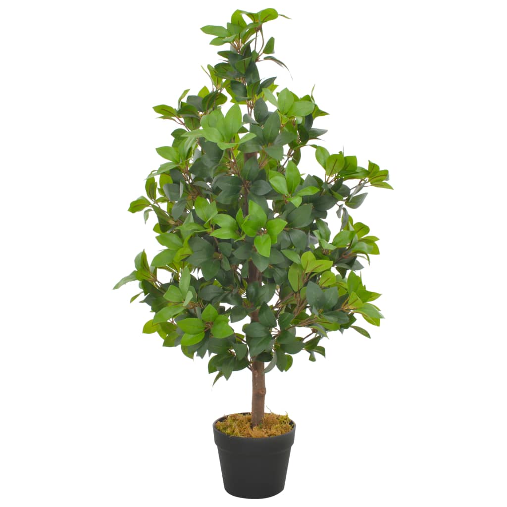 Plantă Artificială Dafin Cu Ghiveci, Verde,