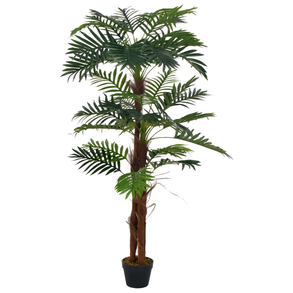 Plantă Artificială Palmier Cu Ghiveci, Verde,