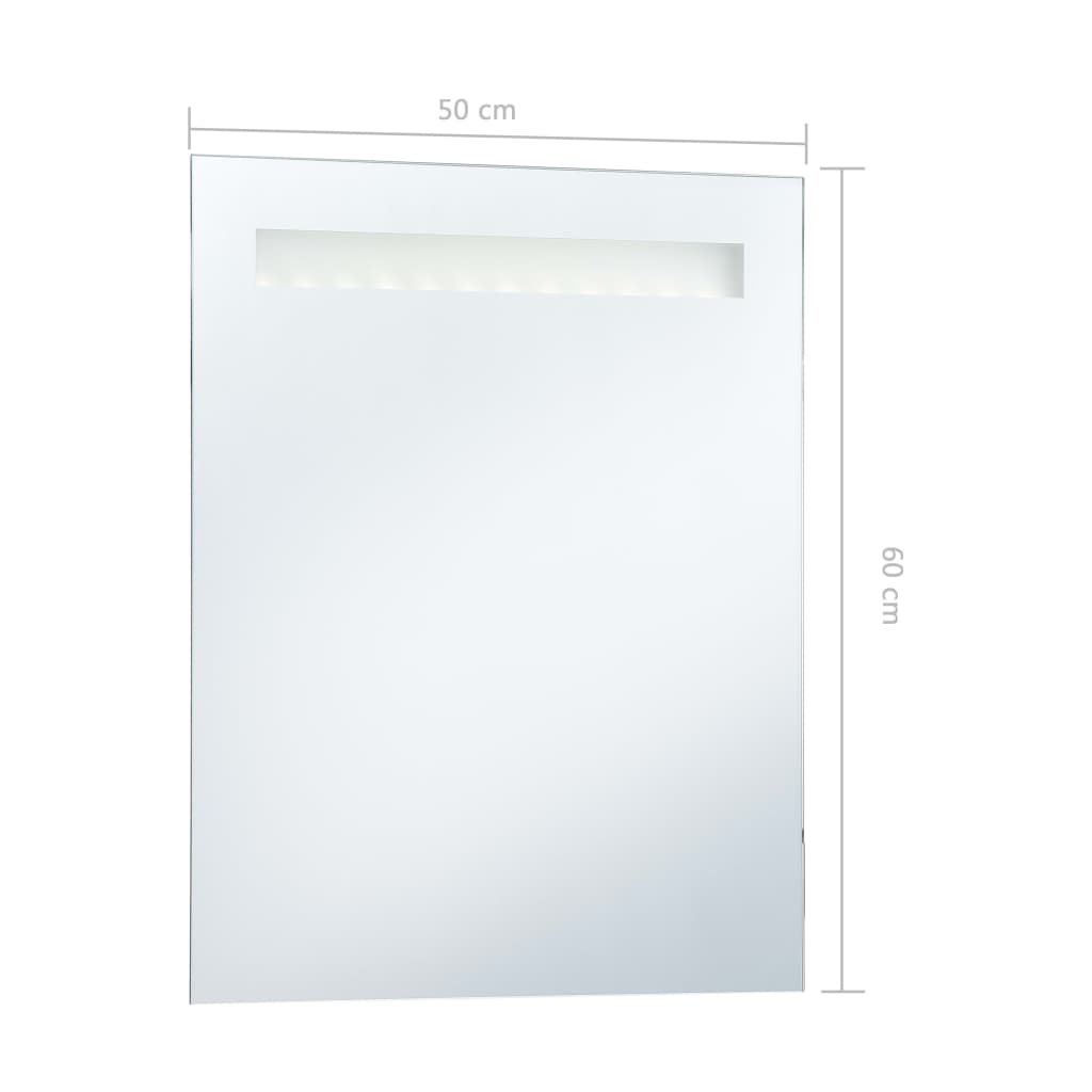 Oglindă Cu Led De Perete Pentru Baie,