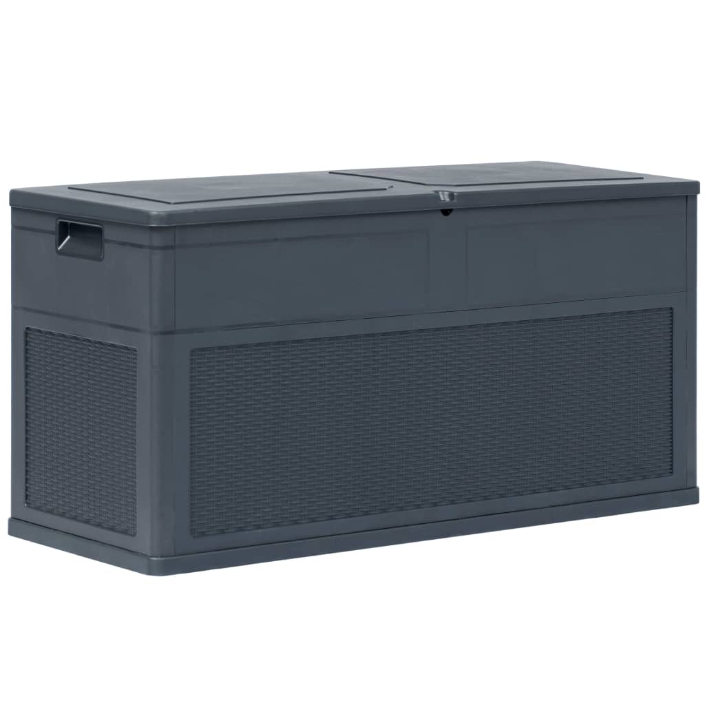 Ladă De Depozitare De Grădină, Și Negru, 320 L