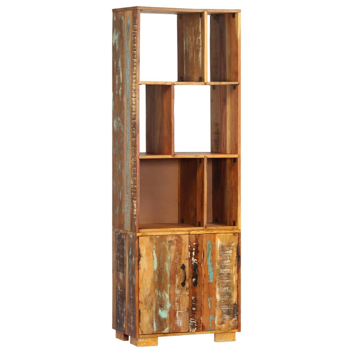 Bibliotecă, 60 X 35 X 180 Cm, Lemn Masiv Reciclat