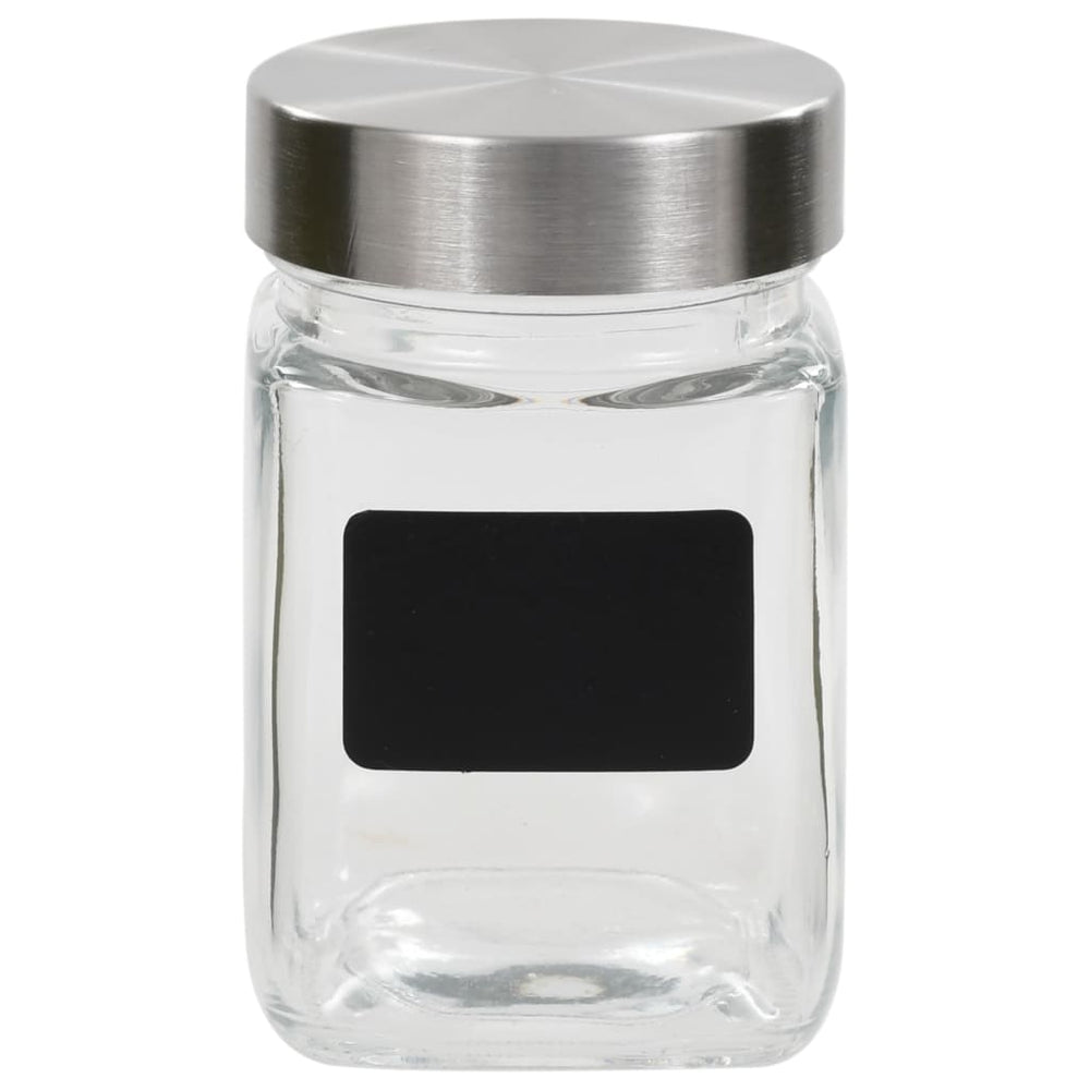 Borcane De Depozitare Cu Etichetă, 24 Buc., 300 Ml