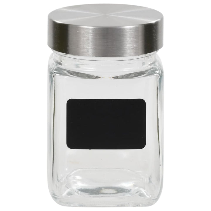 Borcane De Depozitare Cu Etichetă, 24 Buc., 300 Ml