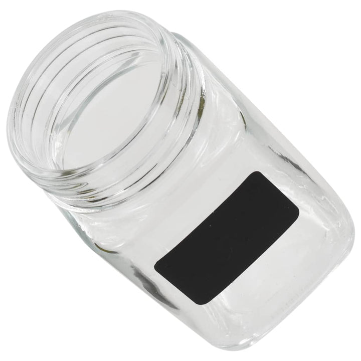 Borcane De Depozitare Cu Etichetă, 24 Buc., 300 Ml