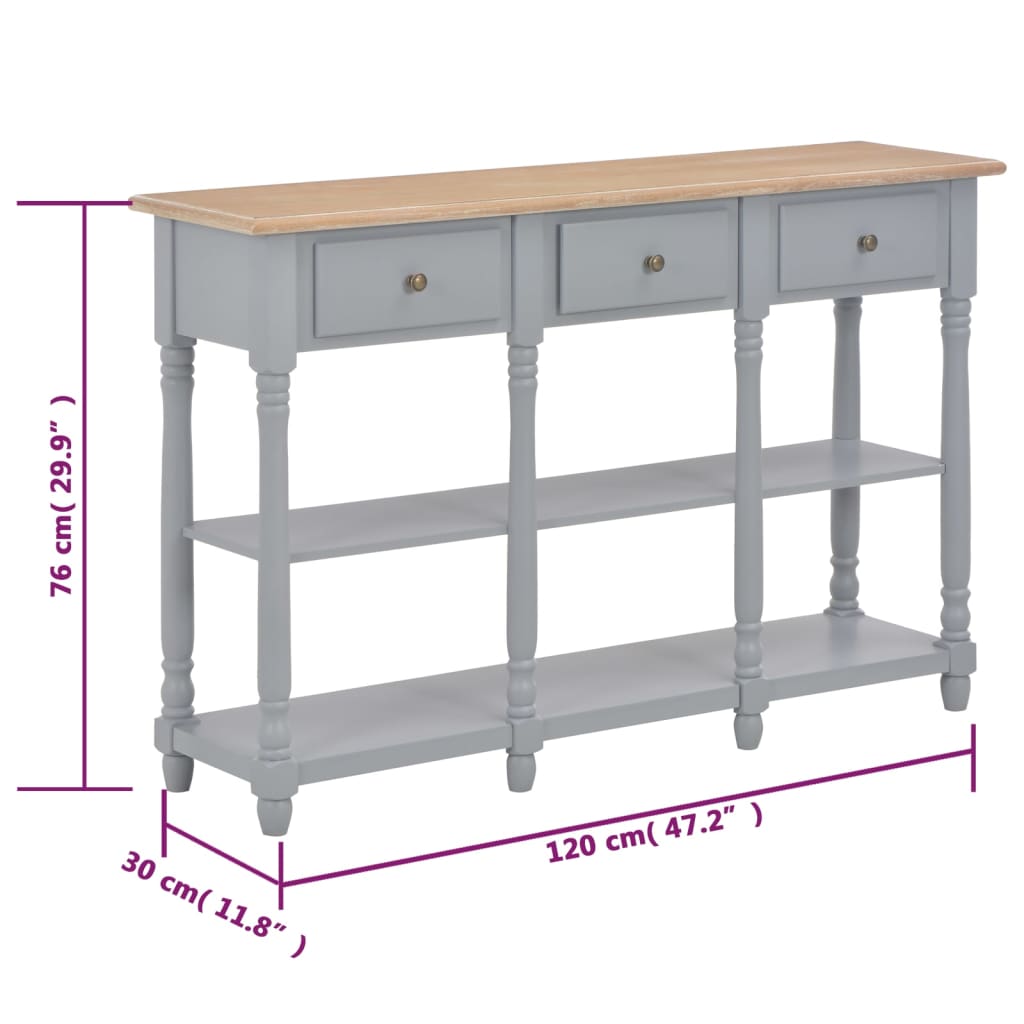 Masă Consolă, , 120 X 30 X , Mdf