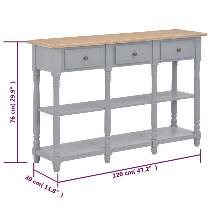 Masă Consolă, , 120 X 30 X , Mdf