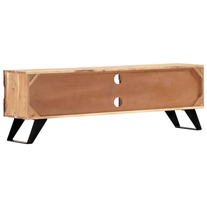 Comodă Tv, 140X30X45 Cm, Lemn Masiv De Acacia