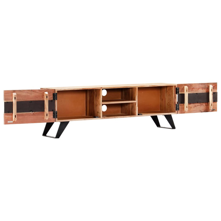 Comodă Tv, 140X30X45 Cm, Lemn Masiv De Acacia