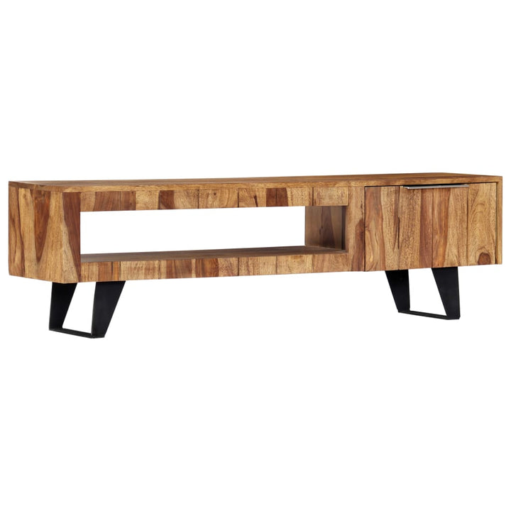 Comodă Tv, 140 X 30 X 40 Cm, Lemn Masiv De Acacia