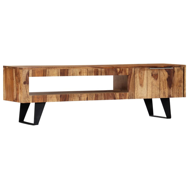 Comodă Tv, 140 X 30 X 40 Cm, Lemn Masiv De Acacia