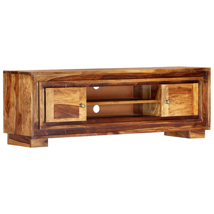 Comodă Tv, 118 X 30 X 40 Cm, Lemn Masiv De Acacia