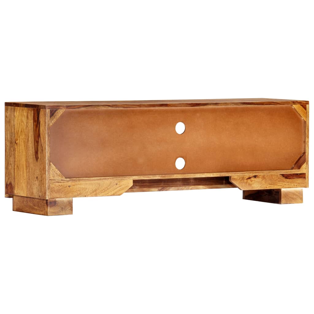 Comodă Tv, 118 X 30 X 40 Cm, Lemn Masiv De Acacia