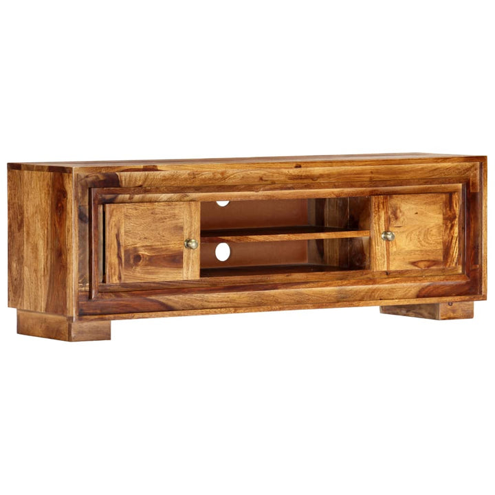 Comodă Tv, 118 X 30 X 40 Cm, Lemn Masiv De Acacia