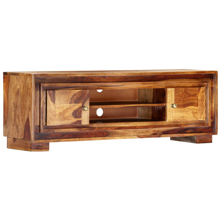 Comodă Tv, 118 X 30 X 40 Cm, Lemn Masiv De Acacia