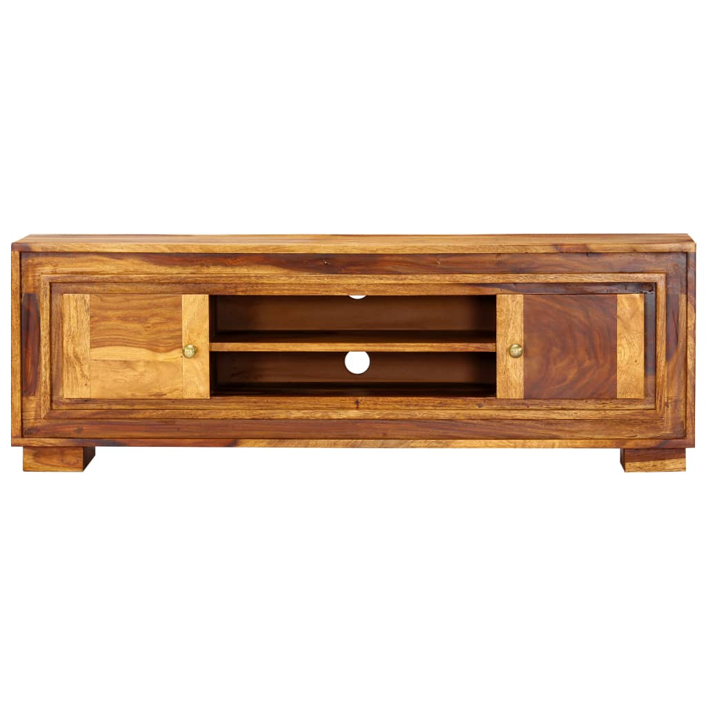 Comodă Tv, 118 X 30 X 40 Cm, Lemn Masiv De Acacia