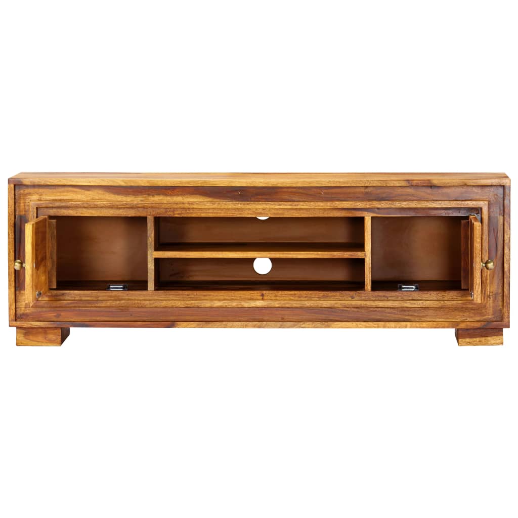 Comodă Tv, 118 X 30 X 40 Cm, Lemn Masiv De Acacia